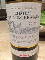 Bordeaux Château Saint-Germain 2015